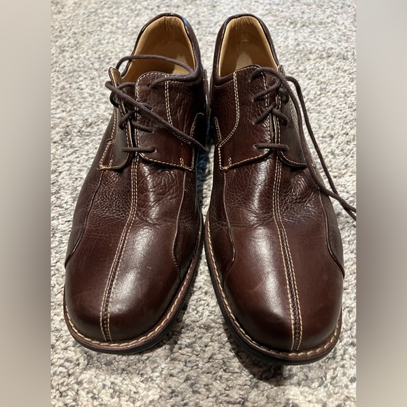 Johnston & Murphy Men\'s Size 12 Brown Leather Dress Shoes